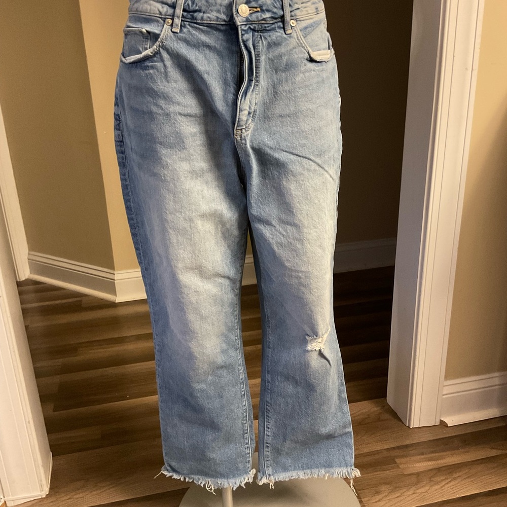 LOFT Light Blue Distressed Women Jeans